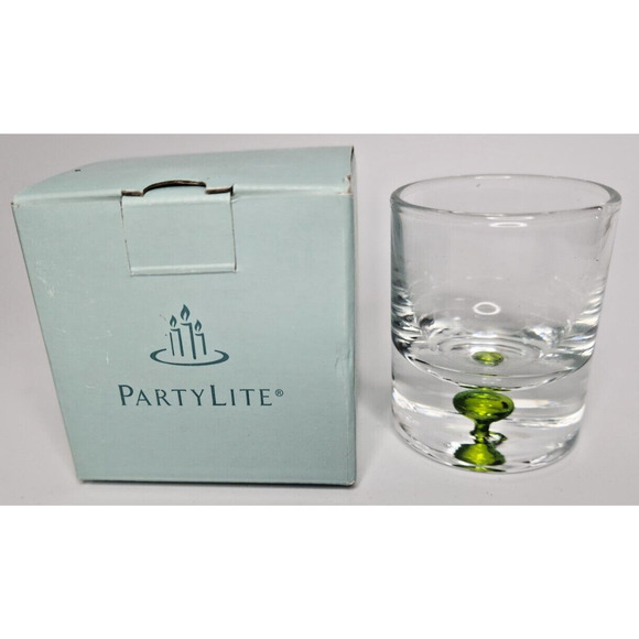 PartyLite Pop Fusion Lime Blast Tealight Holder Retired NIB P90728/P6H - Picture 1 of 4